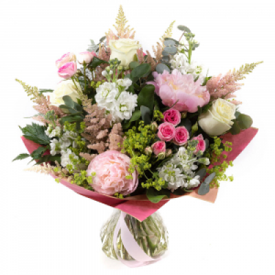 Clouds Above  - This exquisite collection of high quality soft shaded blooms make the perfect gift for any occasion. (please note Peonies only included when in season)
